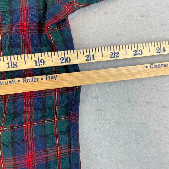 Pendleton Vintage Mens Sz M Maclennan Plaid Button Down Shirt Red Green - Picture 12 of 13